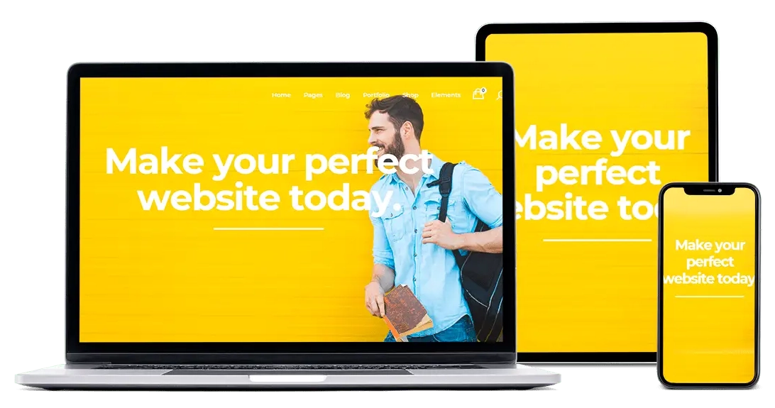 Responsive design mockup for website development in the Philippines